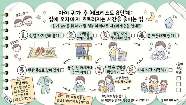 child-home-arrival-checklist